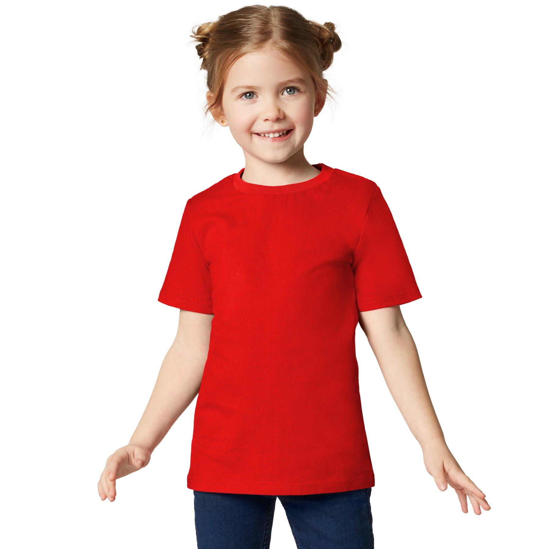 T-shirt Kinder Jungen Rot 140 von Tectake