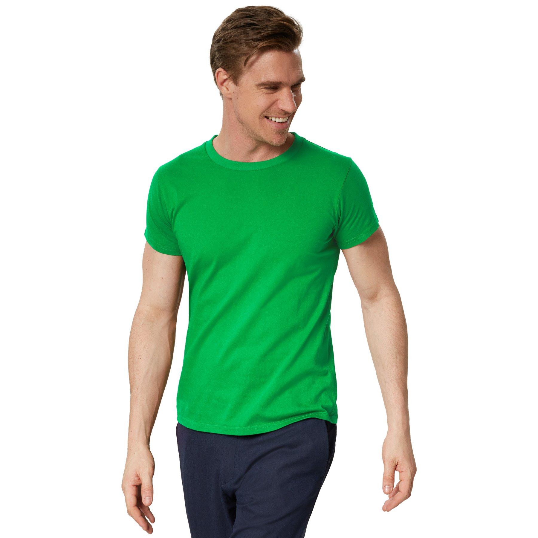 T-shirt Männer Herren Grün M von Tectake