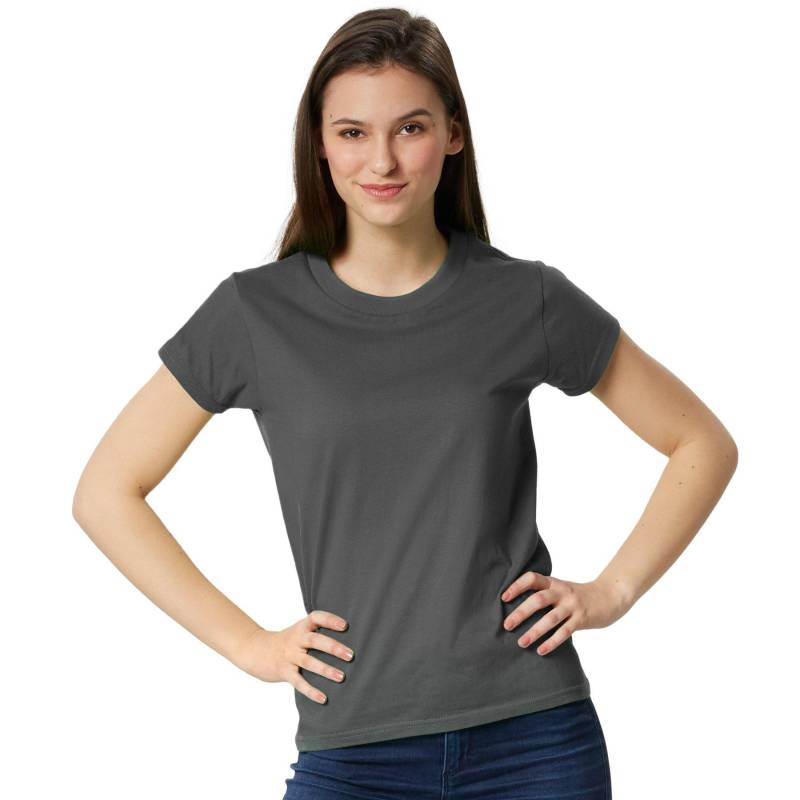 T-shirt Frauen Damen Grau L von Tectake