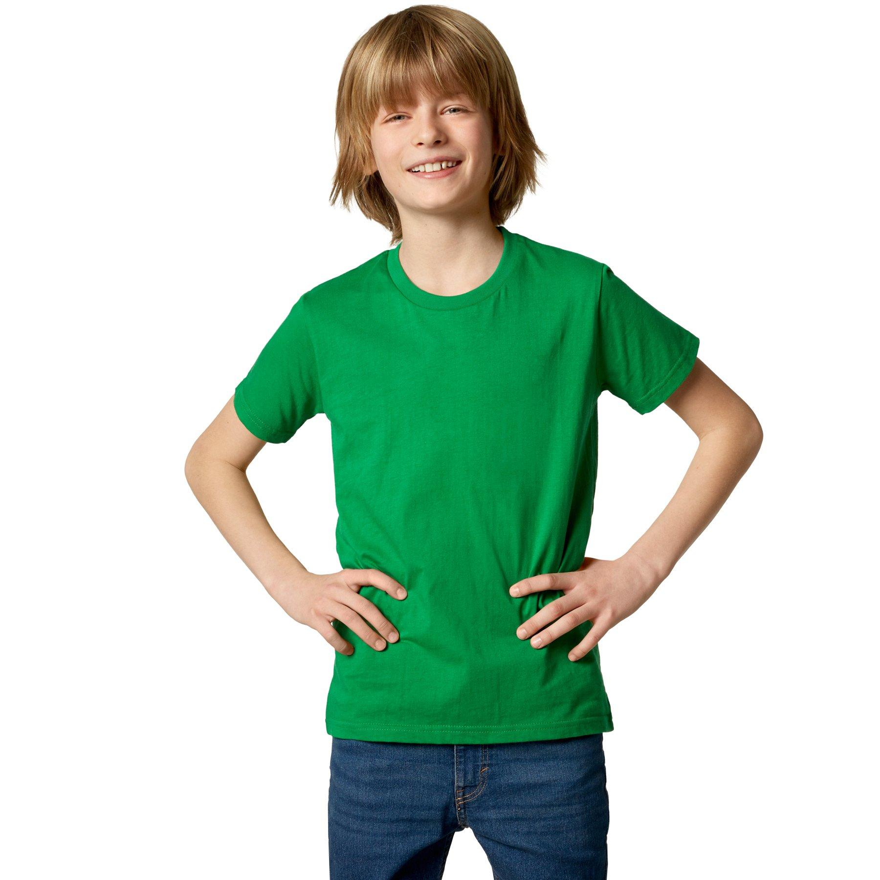 T-shirt Kinder Jungen Grün 128 von Tectake