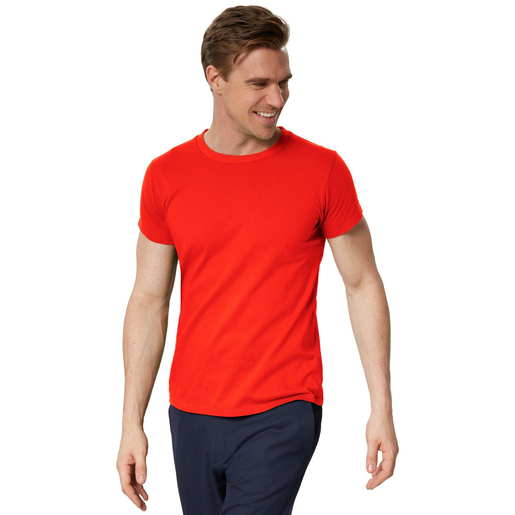 T-shirt Männer Herren Rot S von Tectake