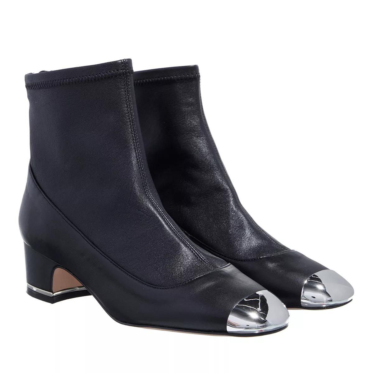 Ted Baker Boots & Stiefeletten - Neomlia Toe Cap Leather 45Mm Stretch Leather Boot - Gr. 36 (EU) - in Schwarz - für Damen von Ted Baker