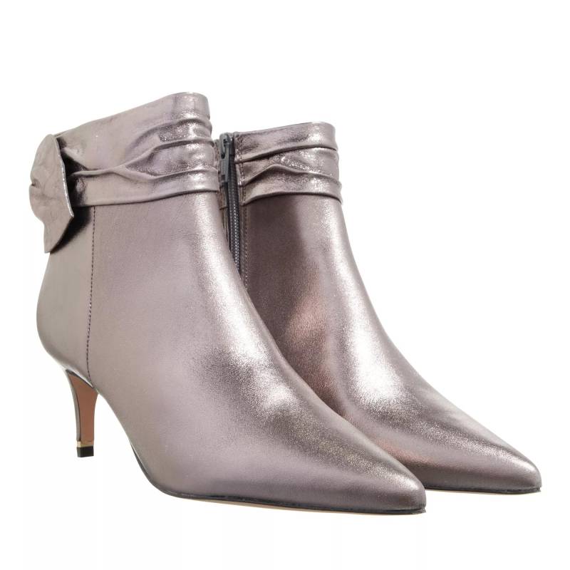 Ted Baker Stiefel & Boots - Yona Suede Bow Detail Ankle Boot - Gr. 39 (EU) - in Gunmetal - für Damen von Ted Baker