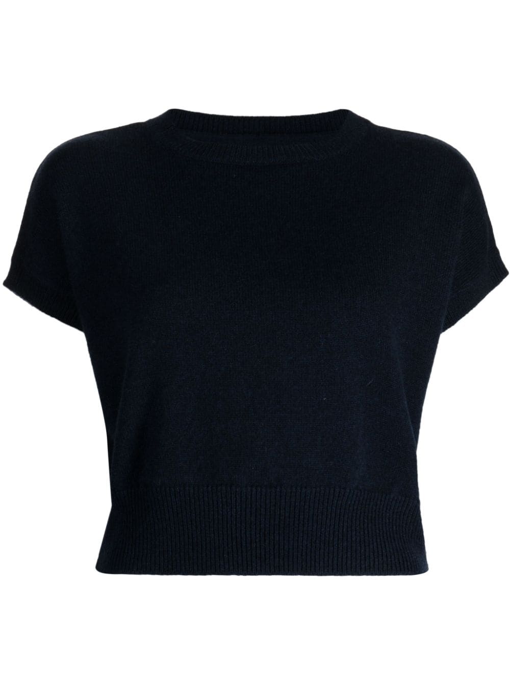 Teddy Cashmere Genova cashmere cropped top - Blue von Teddy Cashmere