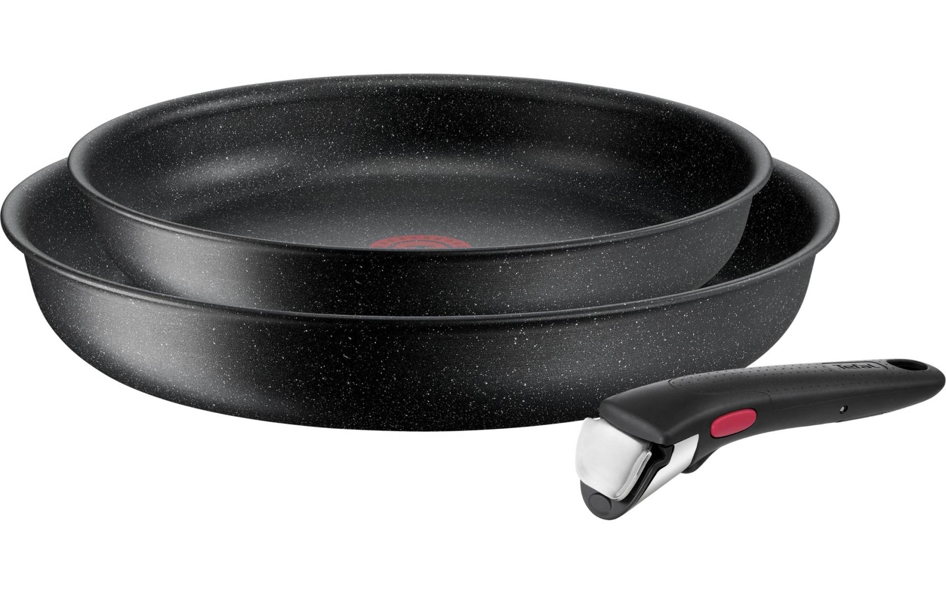 Tefal Pfannen-Set »Ingenio Black Stone 24 cm/28 cm« von Tefal