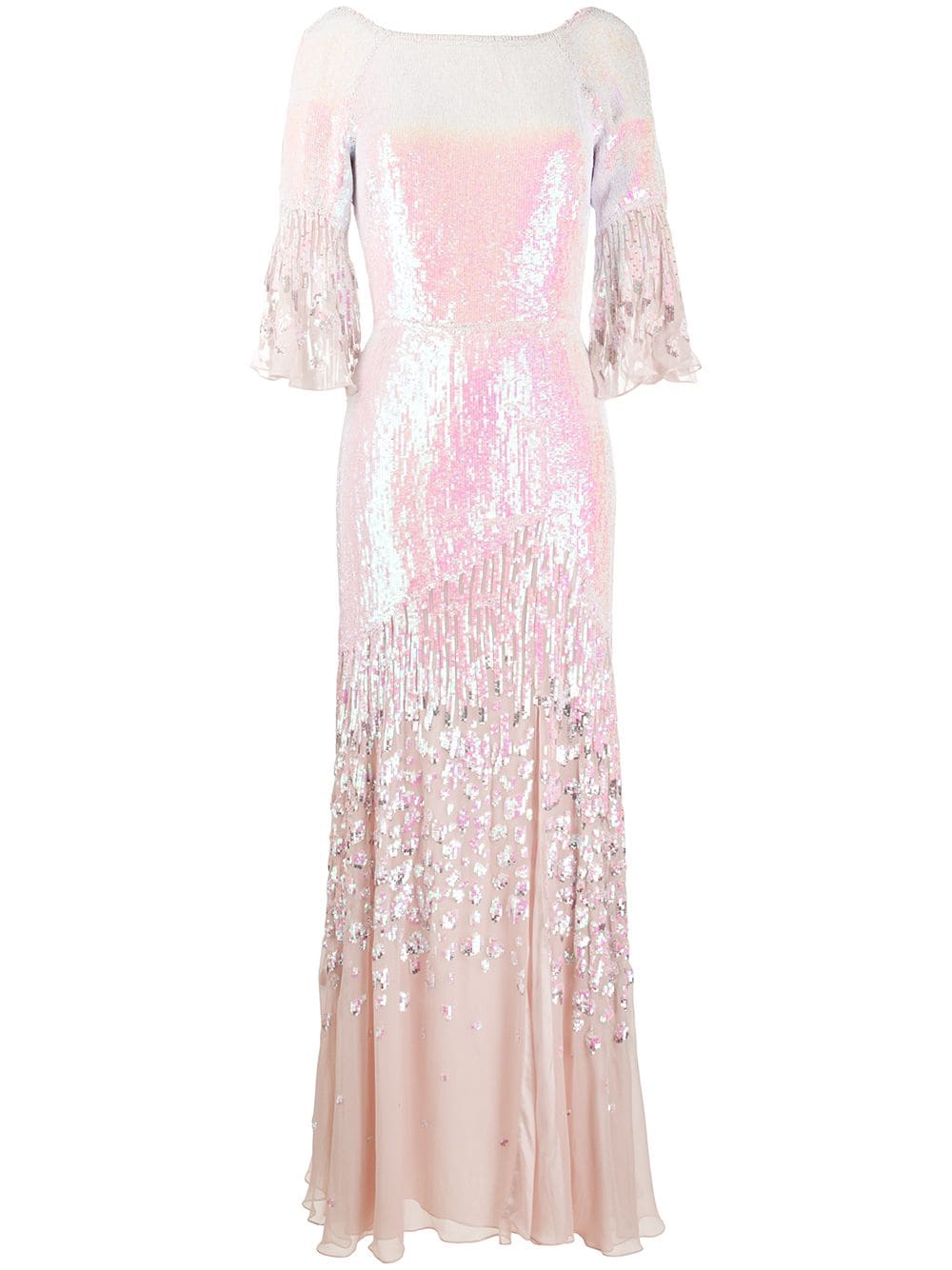 Temperley London Celestial iridescent sequin-embellished gown - Pink von Temperley London