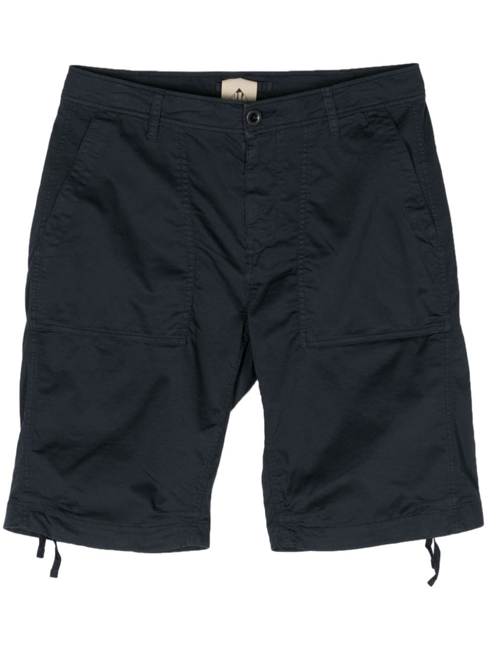 Ten C drawstring cotton-blend bermuda shorts - Blue von Ten C