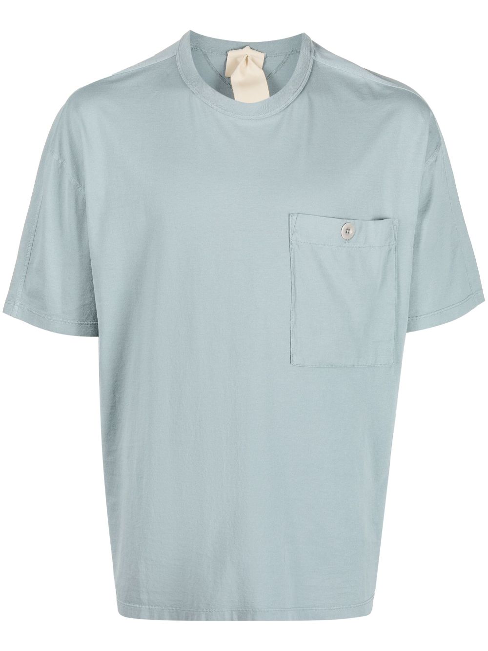 Ten C logo-patch T-shirt - Blue von Ten C