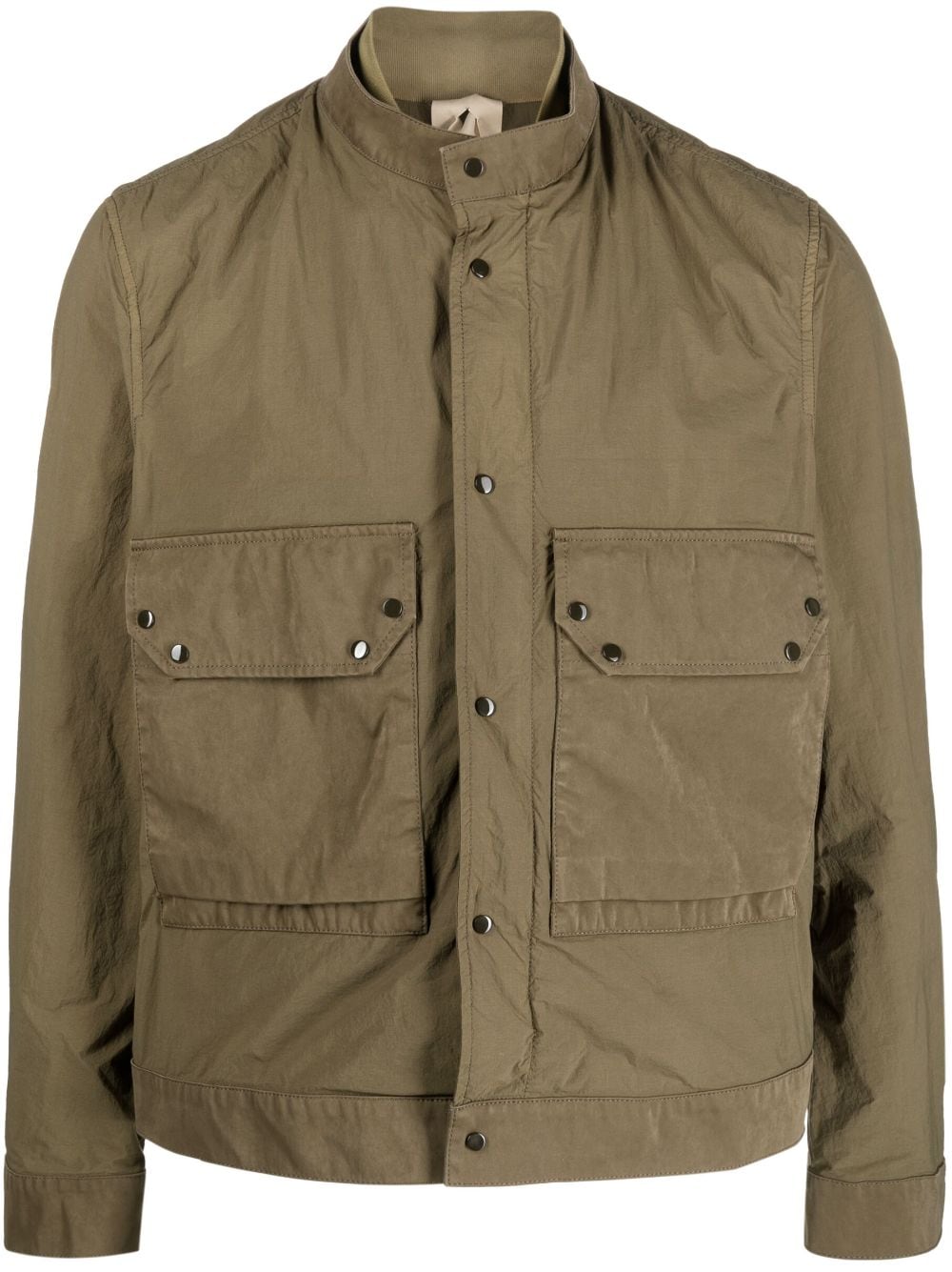 Ten C press-stud fastening cotton jacket - Green von Ten C