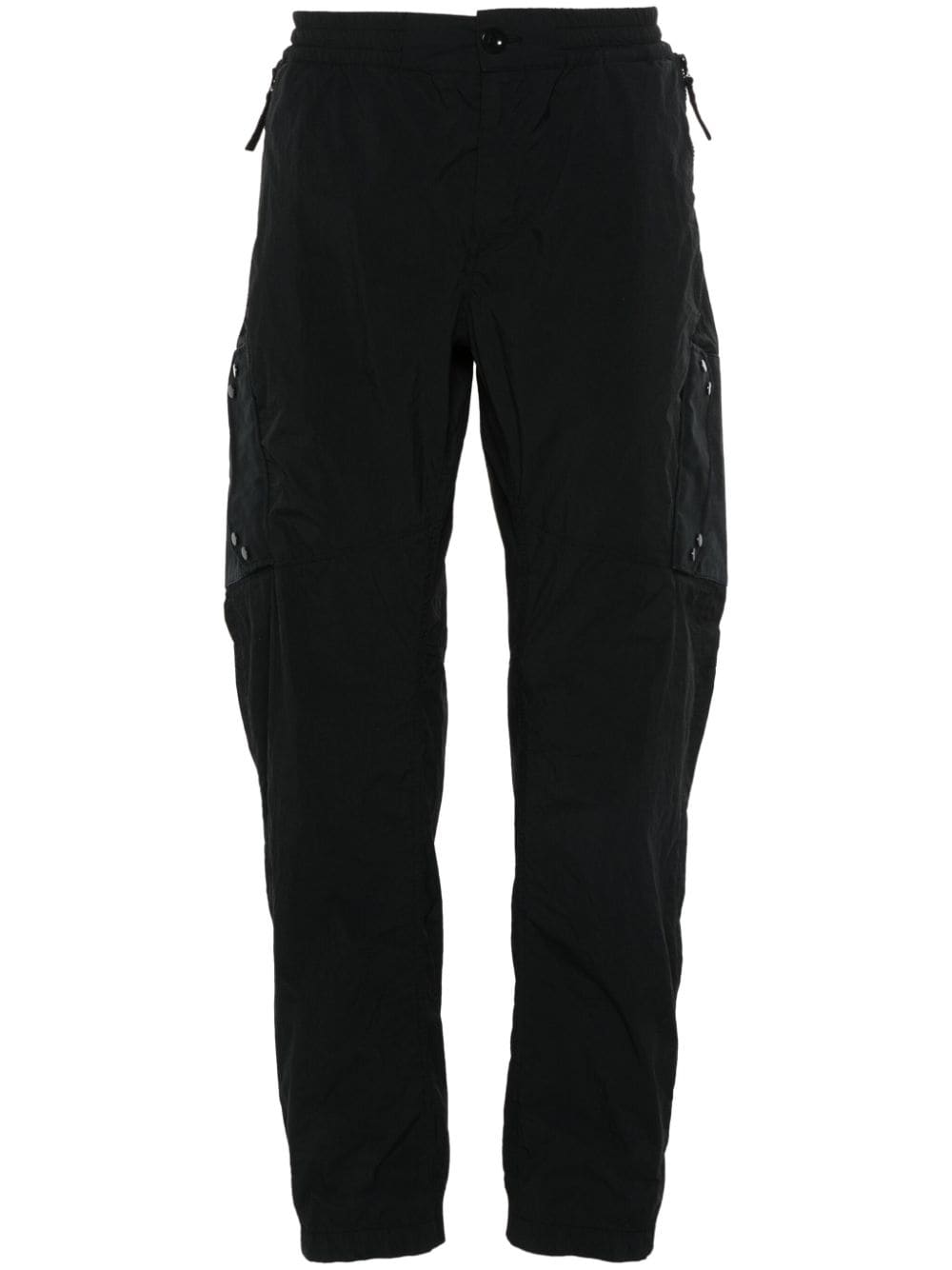 Ten C taffeta tapered trousers - Black von Ten C