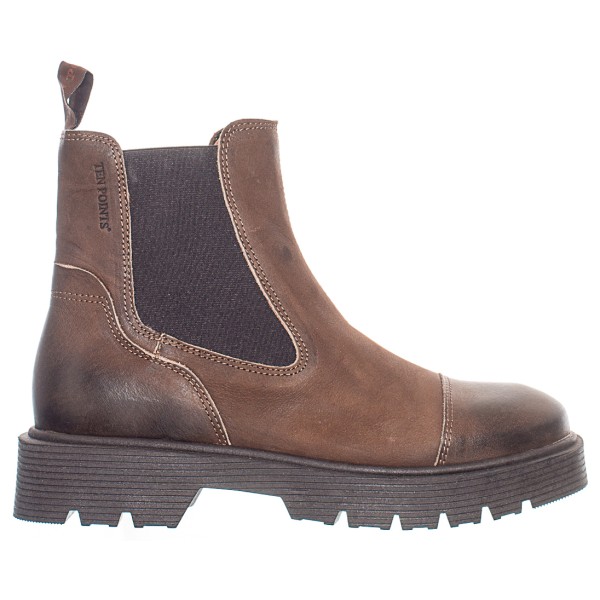 Ten Points - Women's Mimmi Nubuck Chelsea Boots - Freizeitstiefel Gr 37 braun/grau von Ten Points