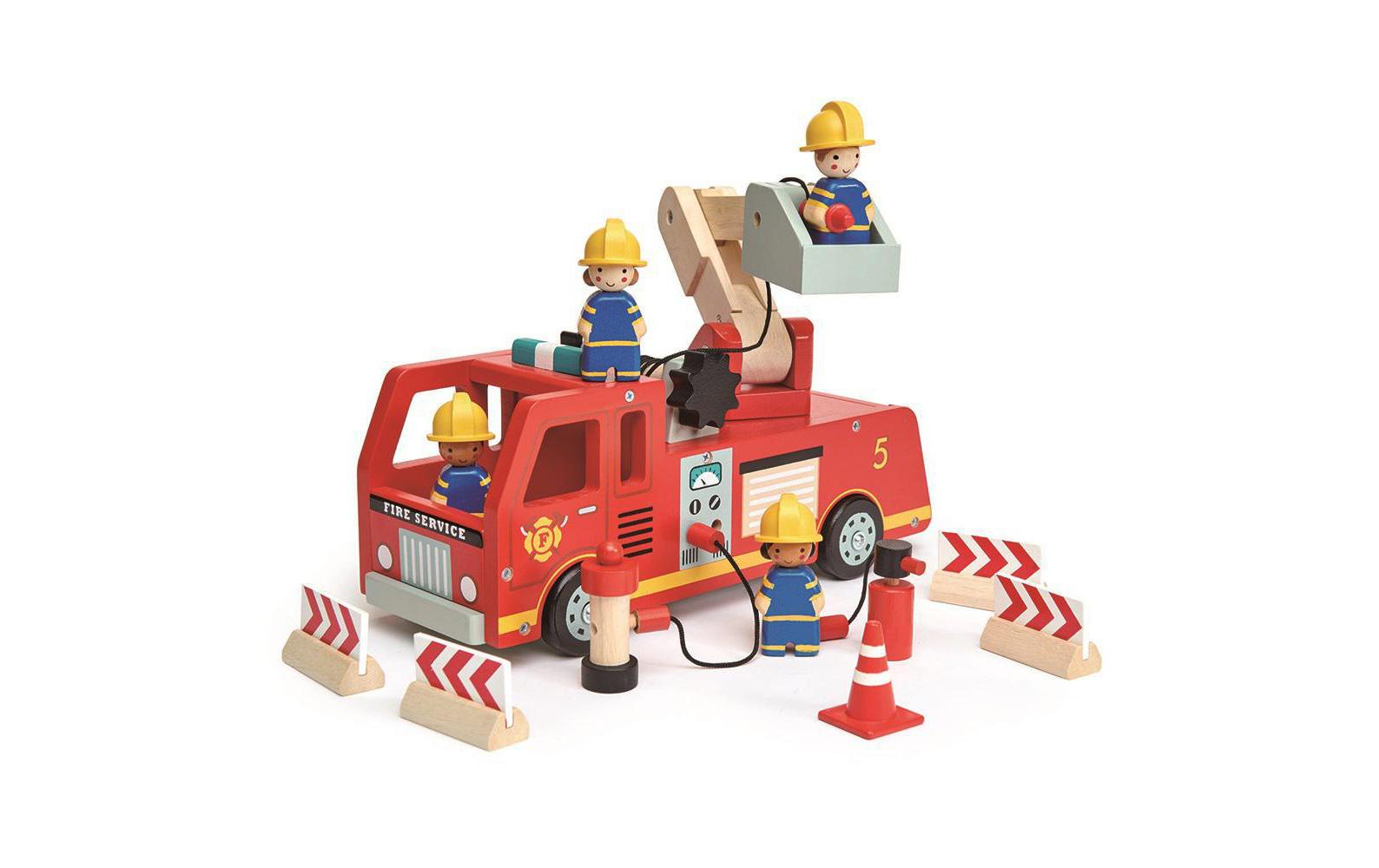 Tender Leaf Toys Spielzeug-Feuerwehr »Rettungsfahrzeug Feuerwehrauto« von Tender Leaf Toys