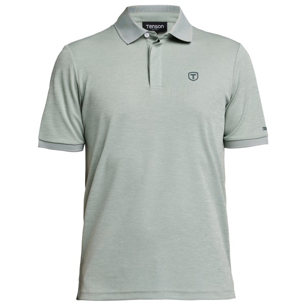 Tenson - TXlite Melange Polo - Polo-Shirt Gr XL grau von Tenson