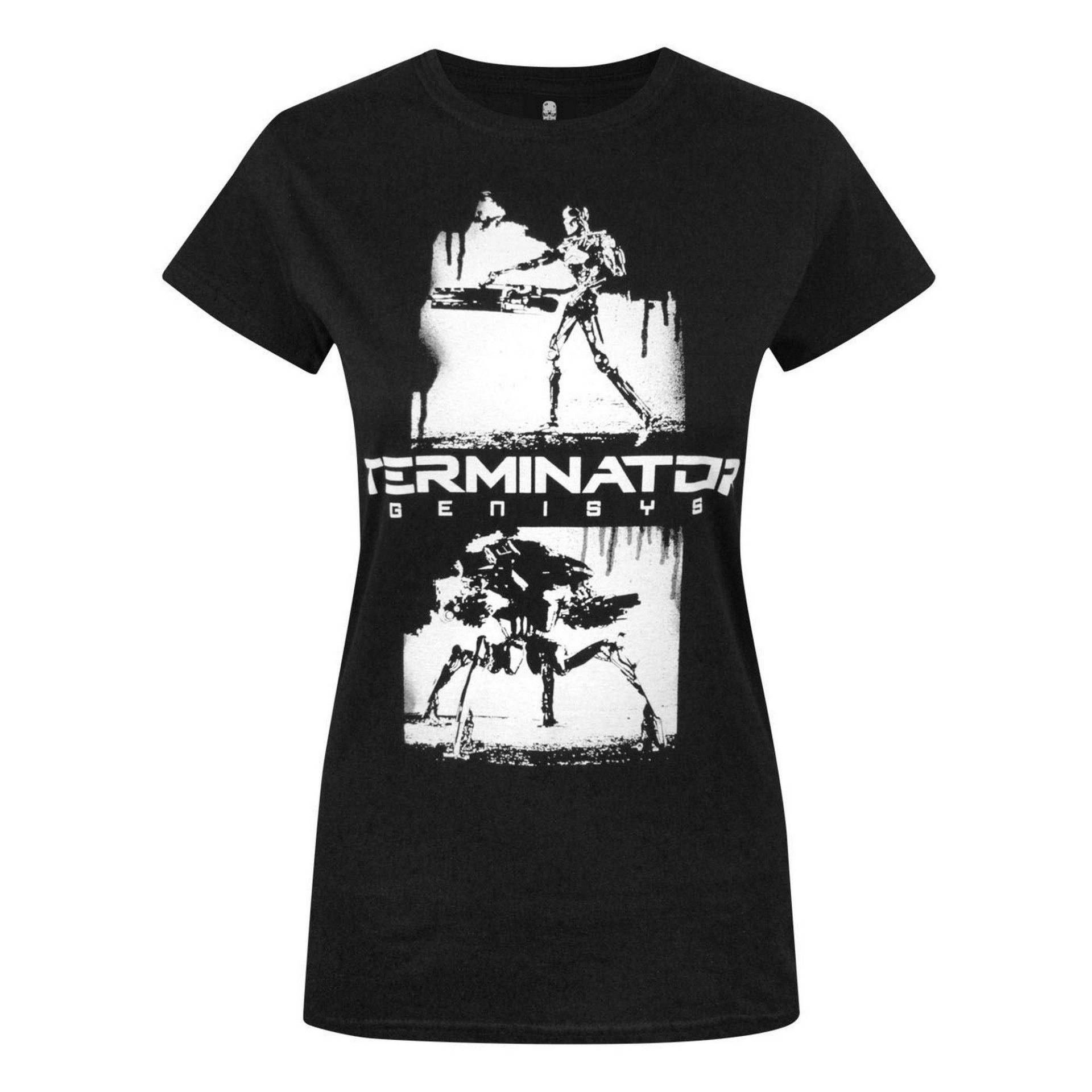 Genisys Graffiti Tshirt Damen Schwarz S von Terminator