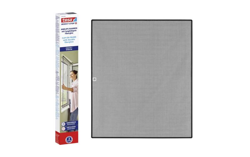 tesa Insektenschutz-Fensterrahmen »CLIP-ON Rahmen für Fenster 1 x 1.2 m« von Tesa