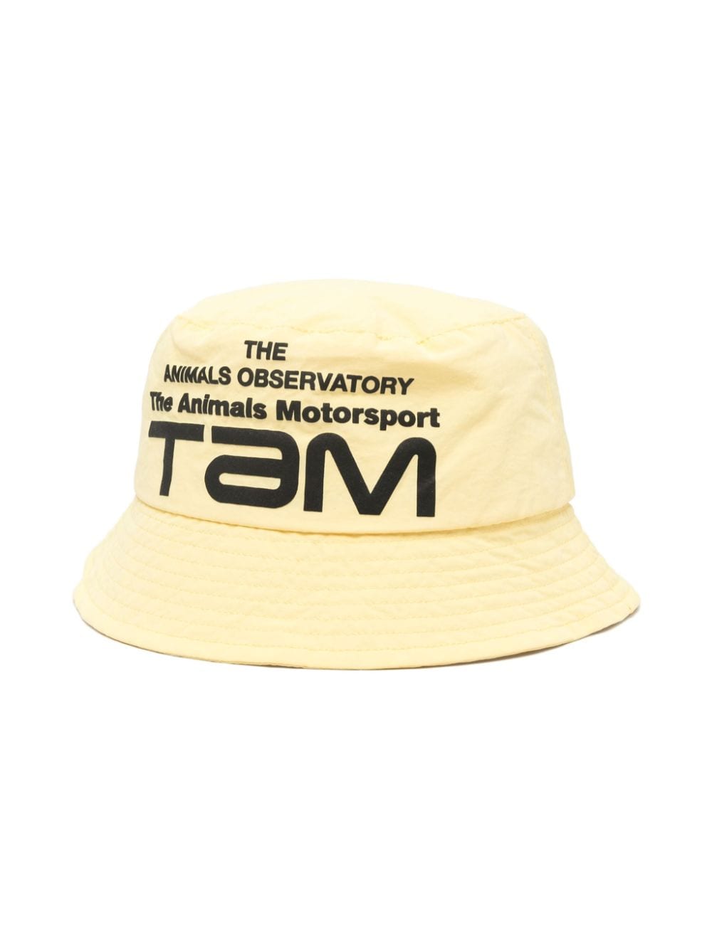 The Animals Observatory Starfish logo-print bucket hat - Yellow von The Animals Observatory