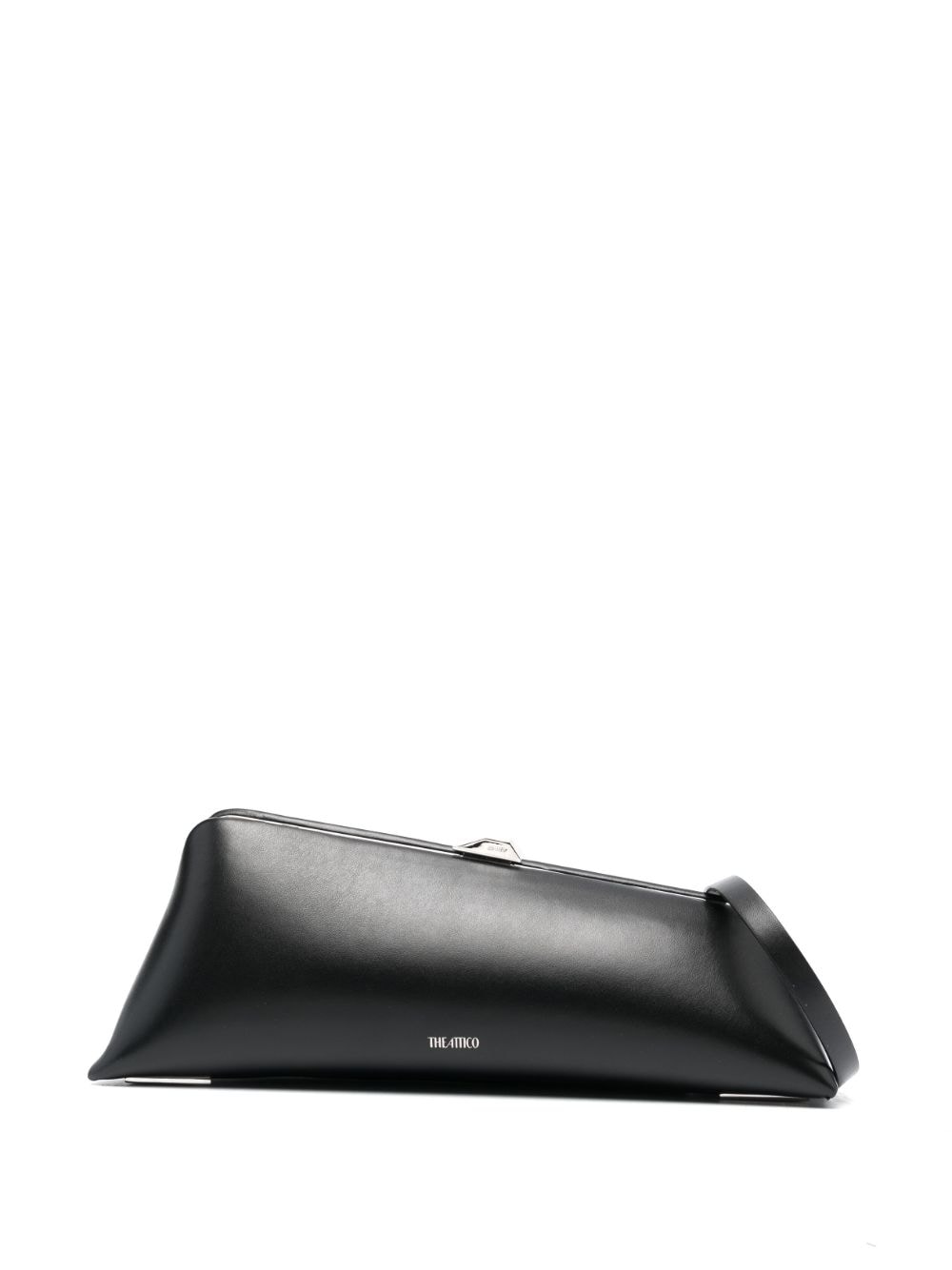 The Attico 8.30PM leather clutch bag - Black von The Attico