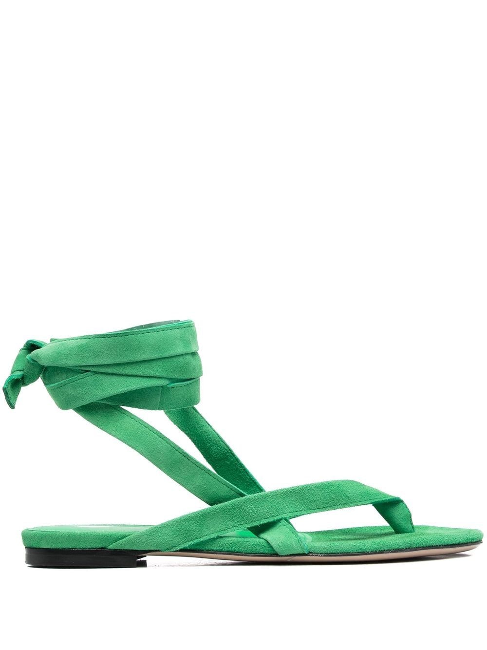The Attico Beth lace-up sandals - Green von The Attico