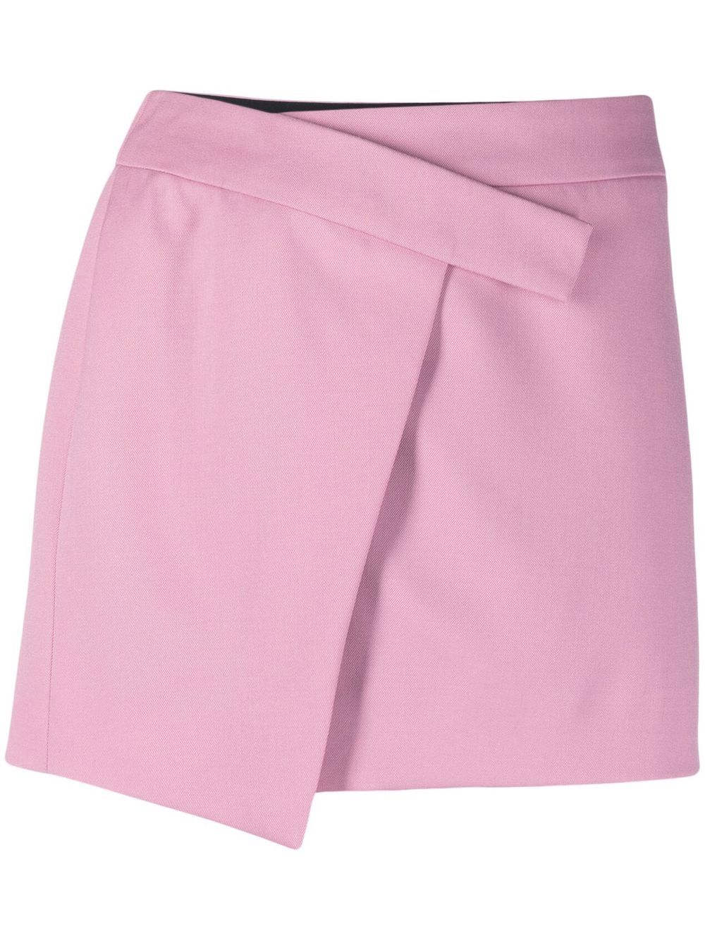 The Attico Cloe wrap miniskirt - Pink von The Attico