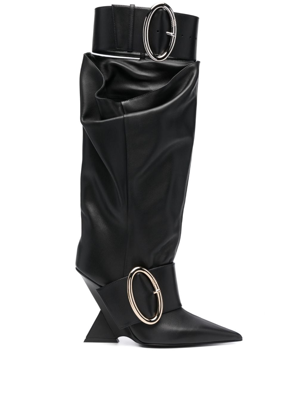 The Attico Dada 100mm slouchy boots - Black von The Attico