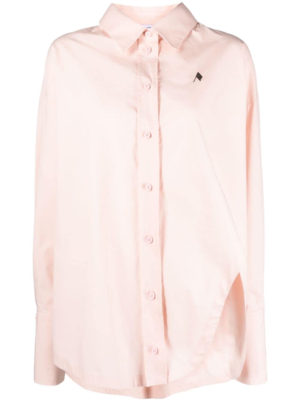 The Attico Diana oversized cotton shirt - Pink von The Attico