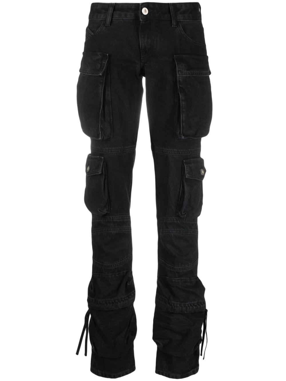 The Attico Essie cargo jeans - Black von The Attico