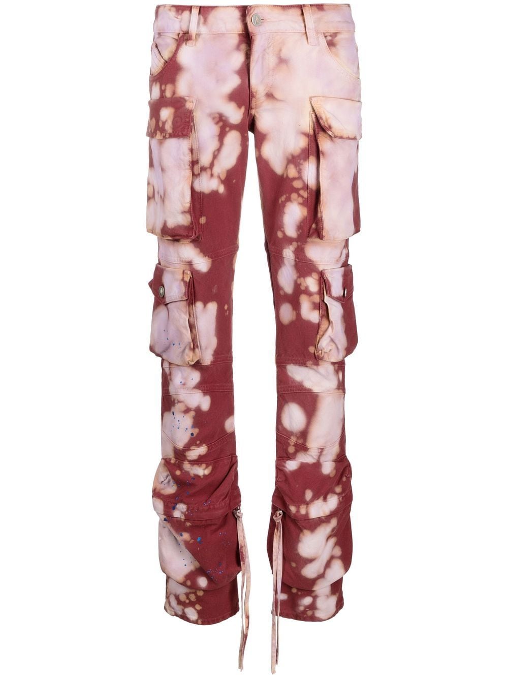 The Attico Essie tie-dye cargo trousers - Pink von The Attico