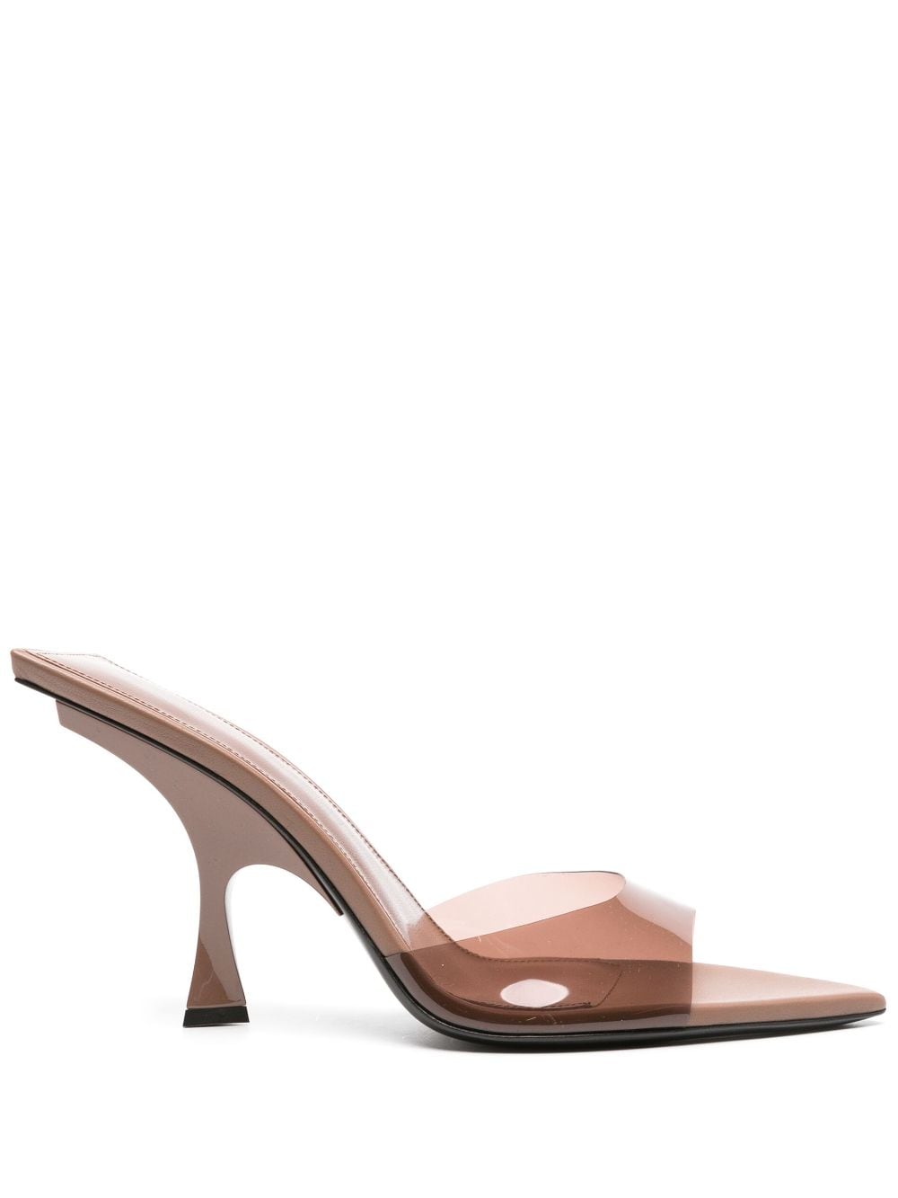 The Attico Ester 95mm PVC mules - Brown von The Attico