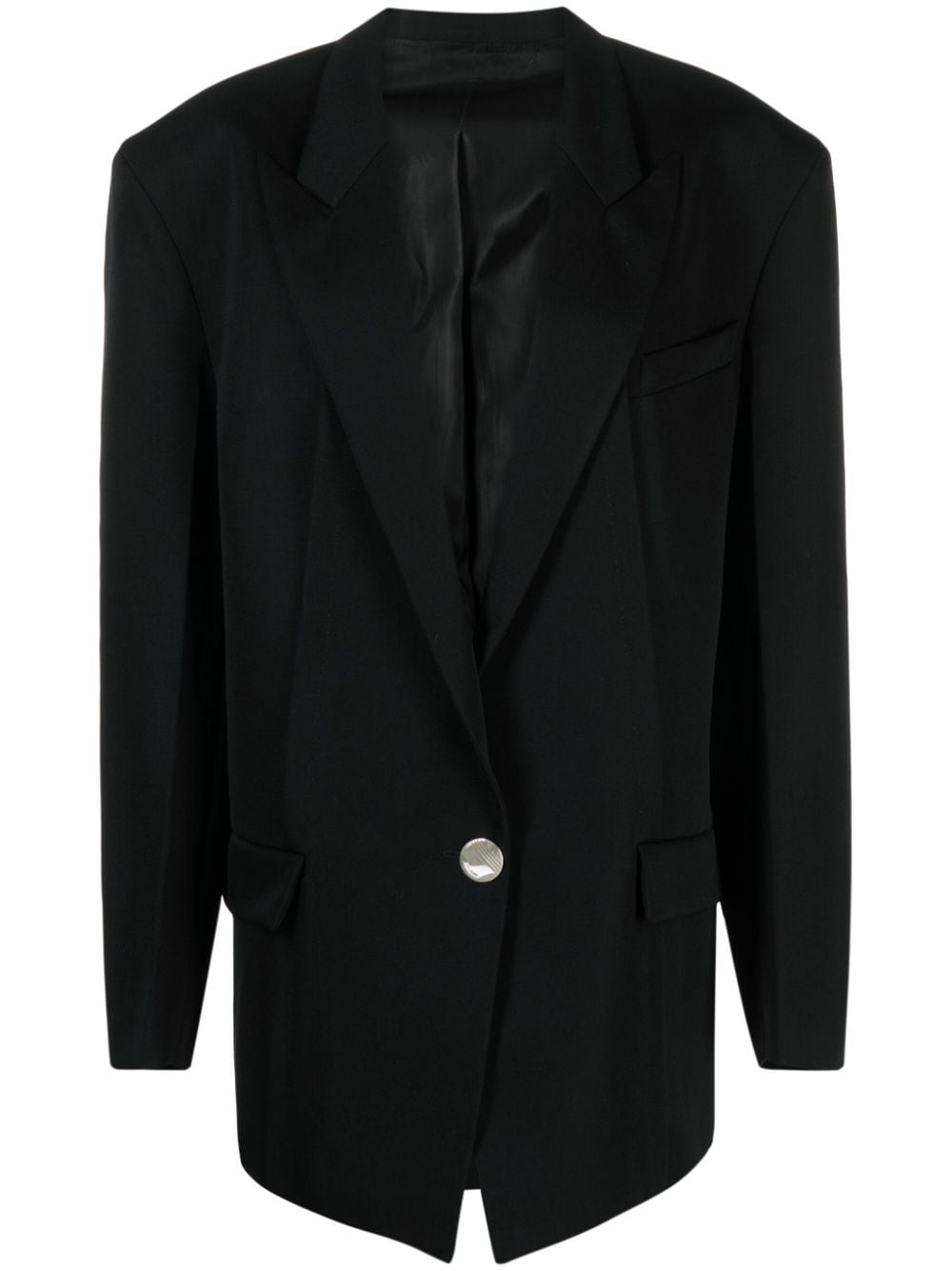 The Attico Glen virgin-wool blazer - Black von The Attico