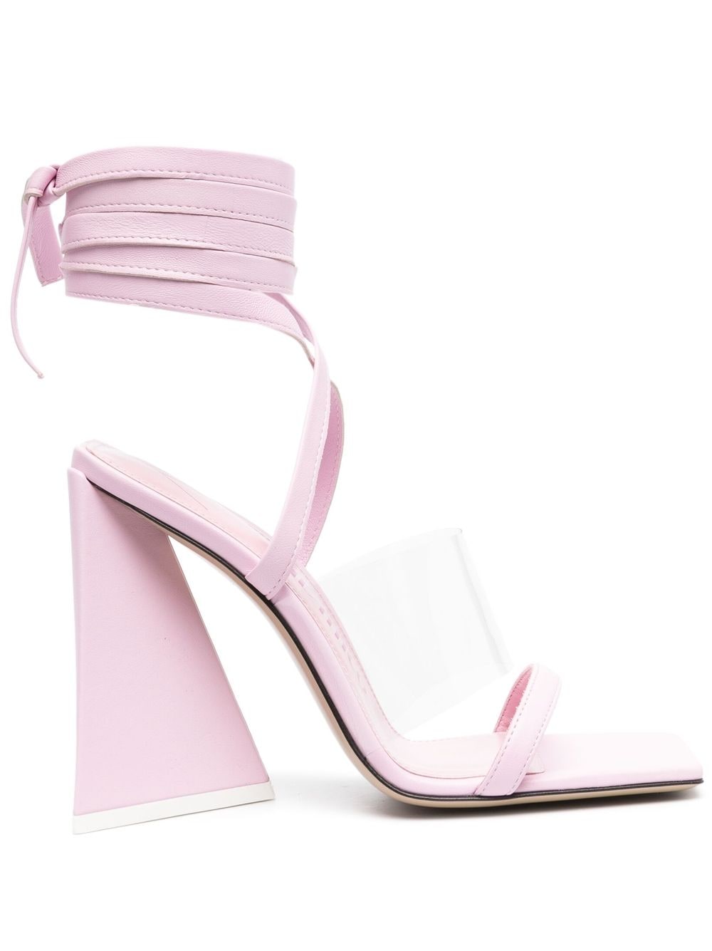 The Attico Isa ankle-tie sandals - Pink von The Attico