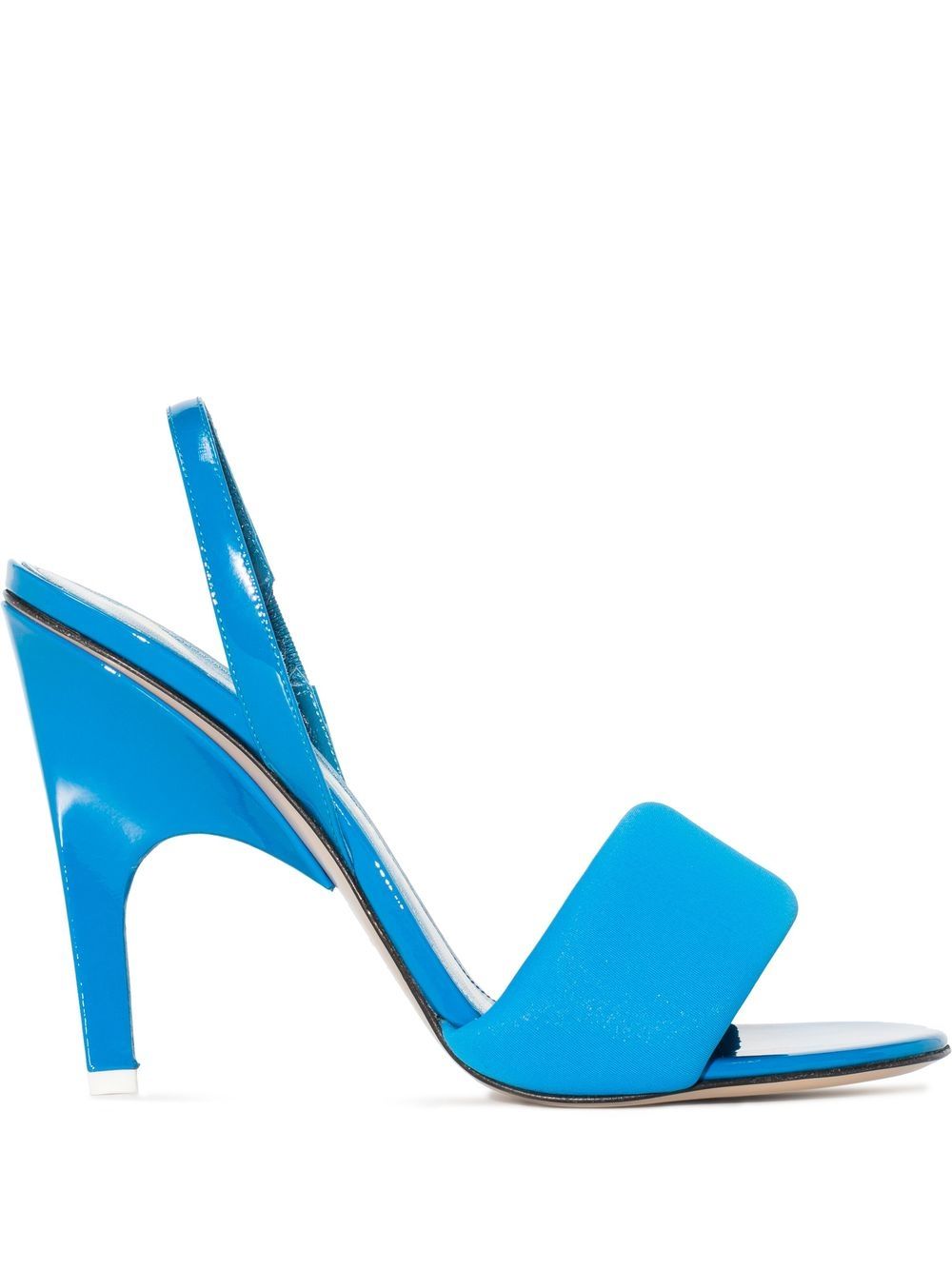 The Attico Rem 105mm slingback sandals - Blue von The Attico