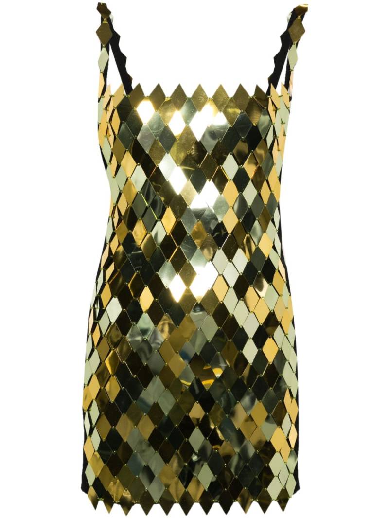 The Attico Rue mini dress - Gold von The Attico
