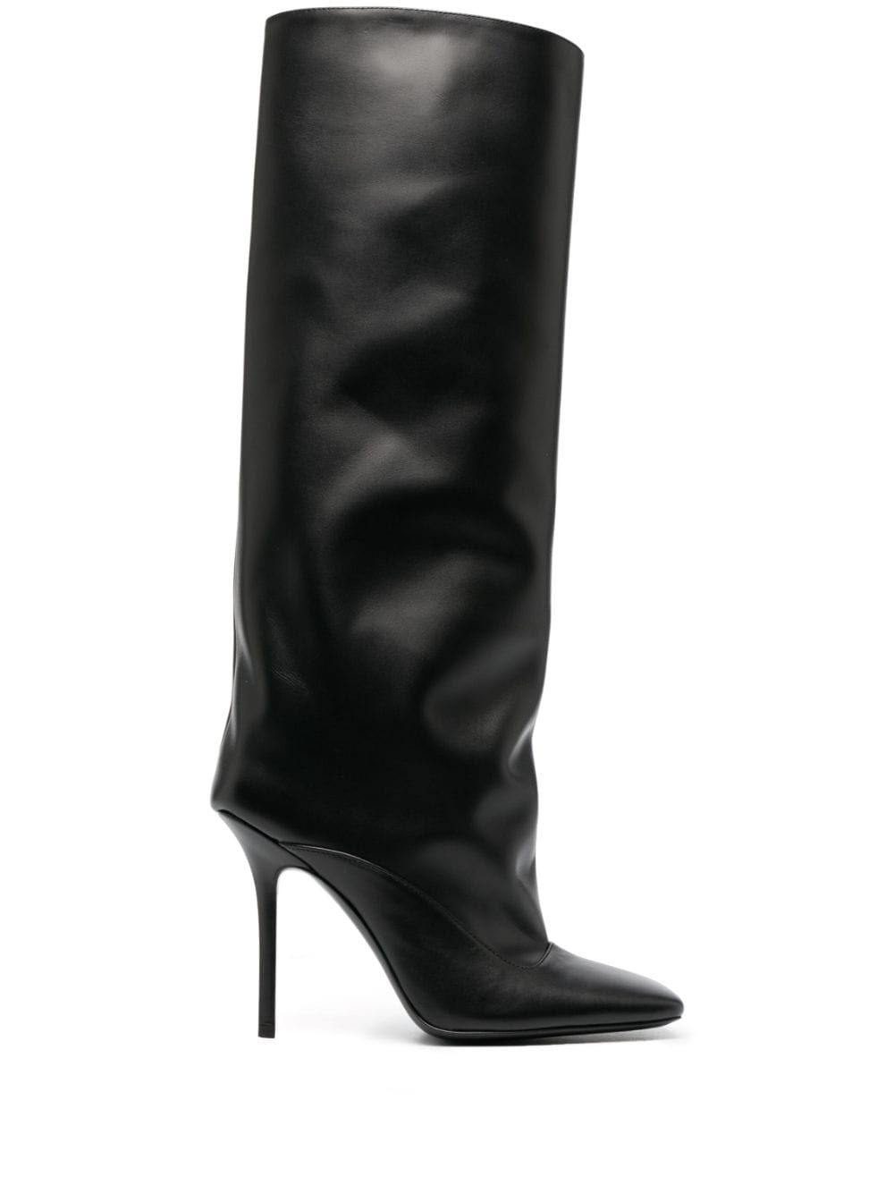 The Attico Sienna 105mm square-toe boots - Black von The Attico