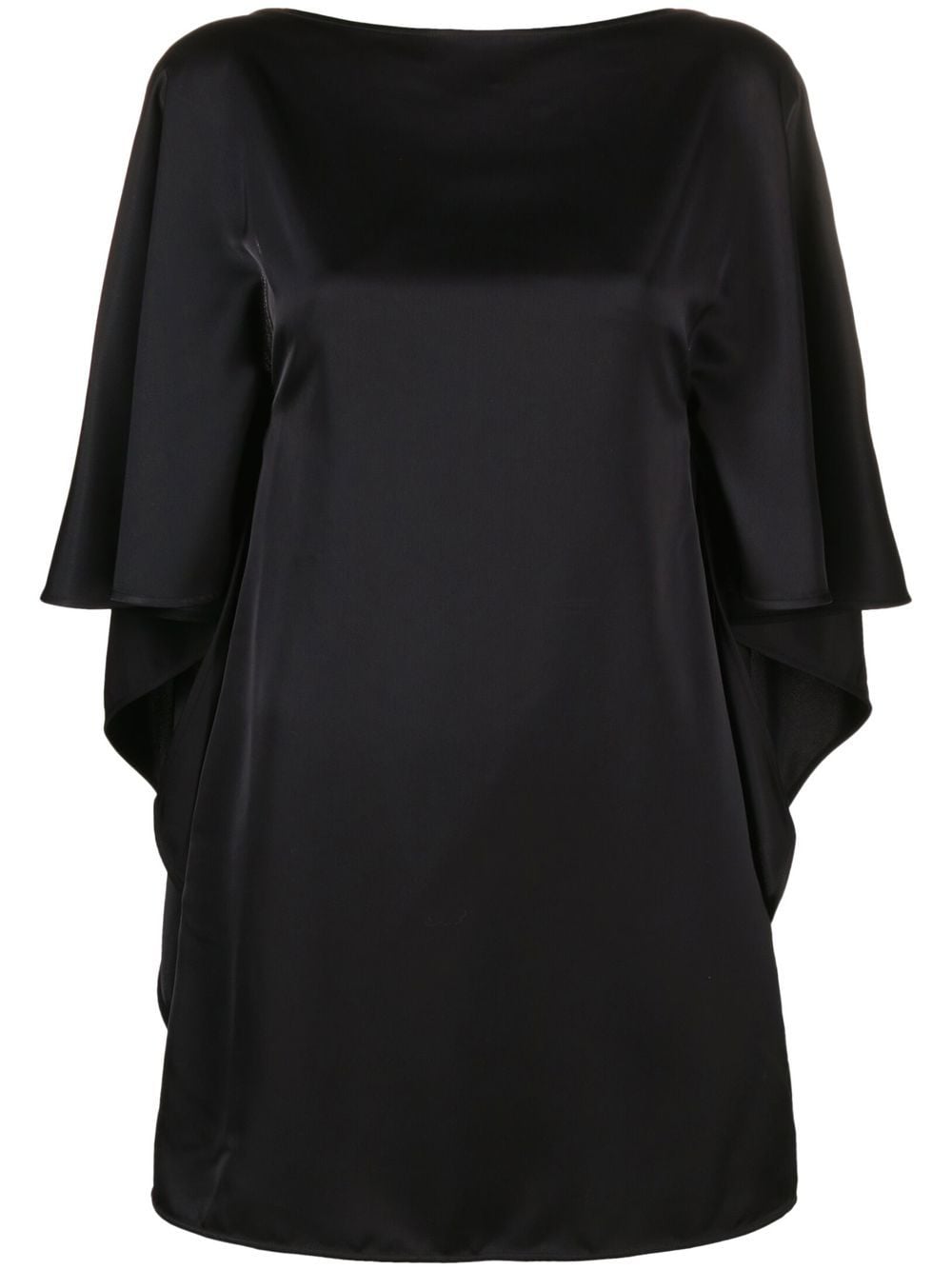 The Attico batwing-sleeve mini dress - Black von The Attico