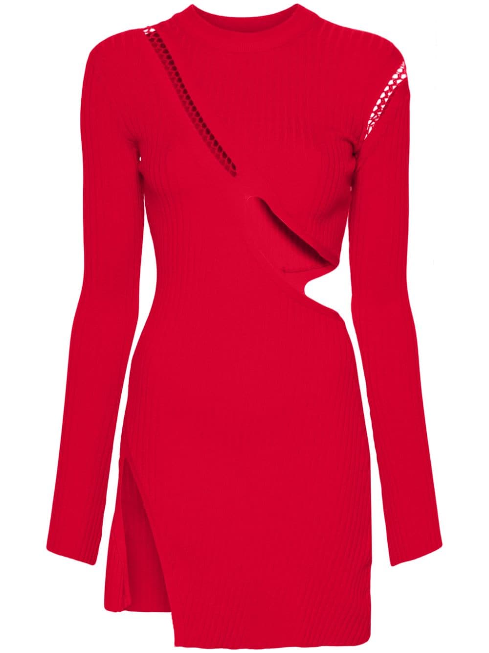 The Attico cut-out mini dress - Red von The Attico