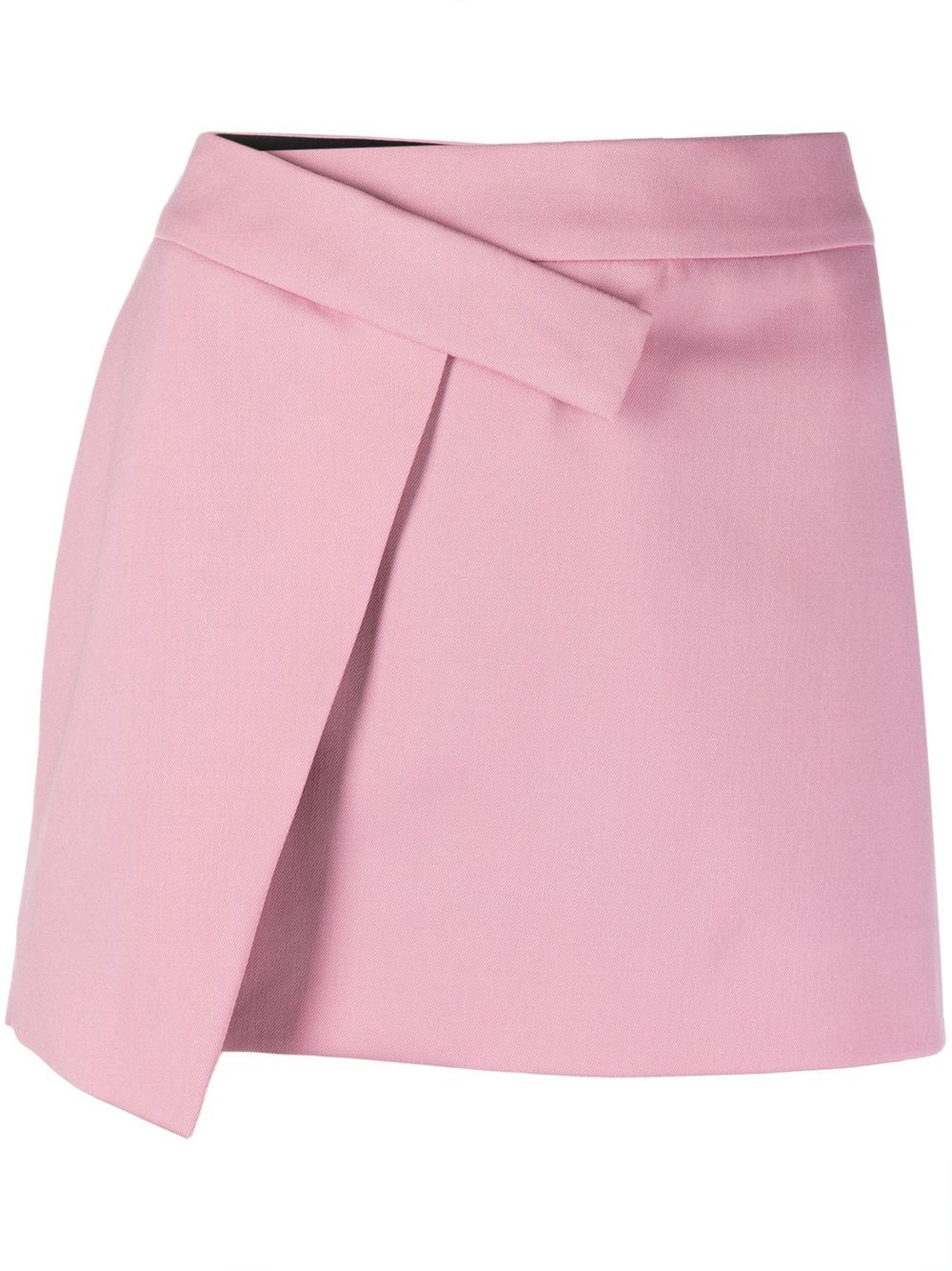 The Attico drape-detail mini skirt - Pink von The Attico