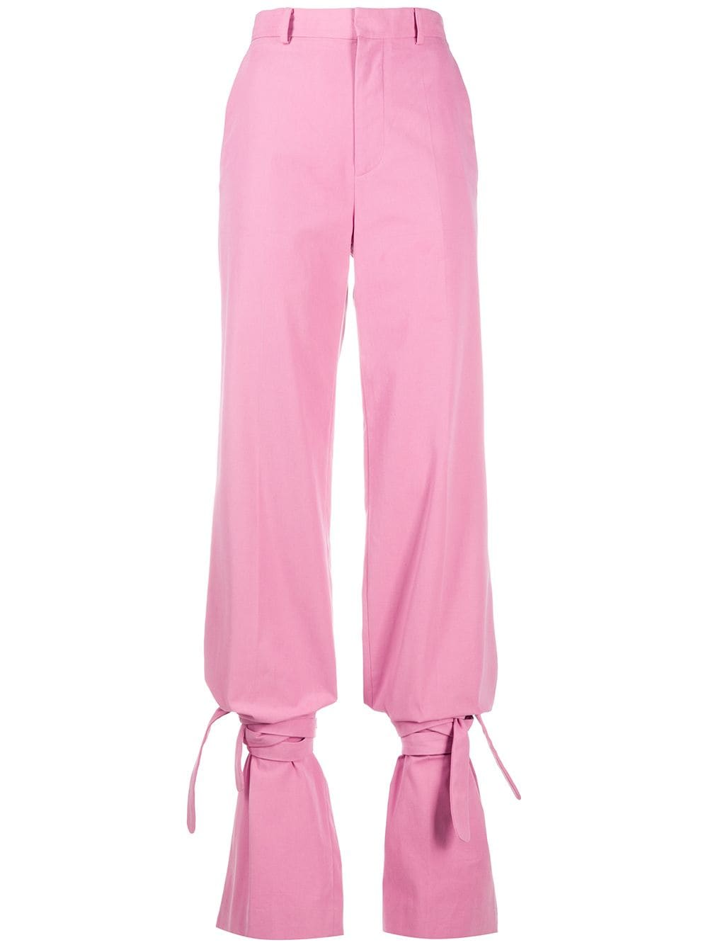 The Attico high-waisted tie-ankle trousers - Pink von The Attico