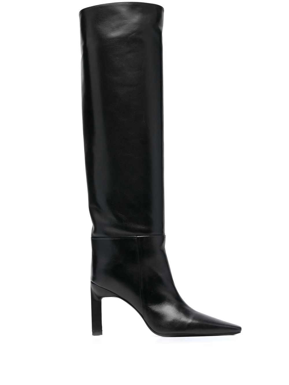 The Attico leather knee-length boots - Black von The Attico