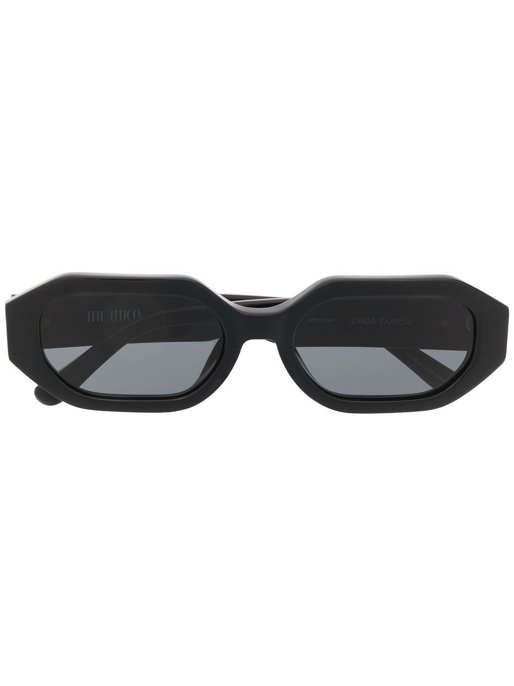 Linda Farrow x The Attico Irene sunglasses - Black von Linda Farrow