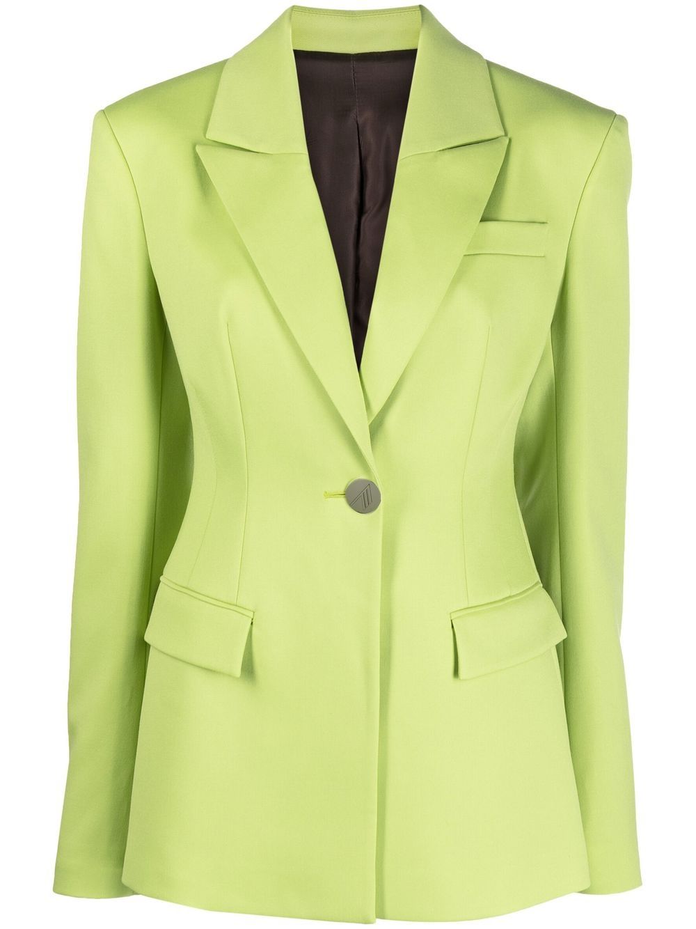 The Attico single-breasted blazer - Green von The Attico