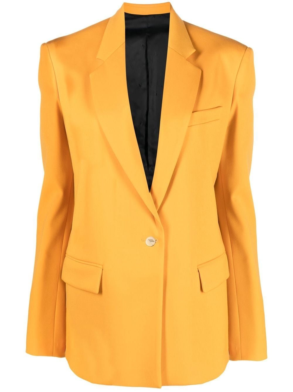 The Attico single-breasted blazer - Yellow von The Attico