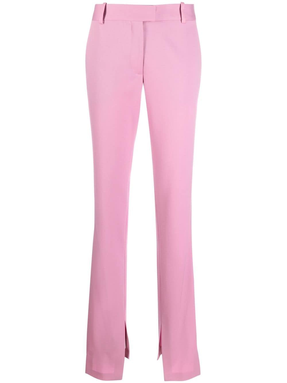 The Attico slit-detail tailored trousers - Pink von The Attico