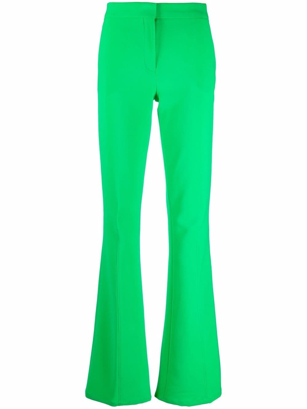 The Attico tailored flared trousers - Green von The Attico