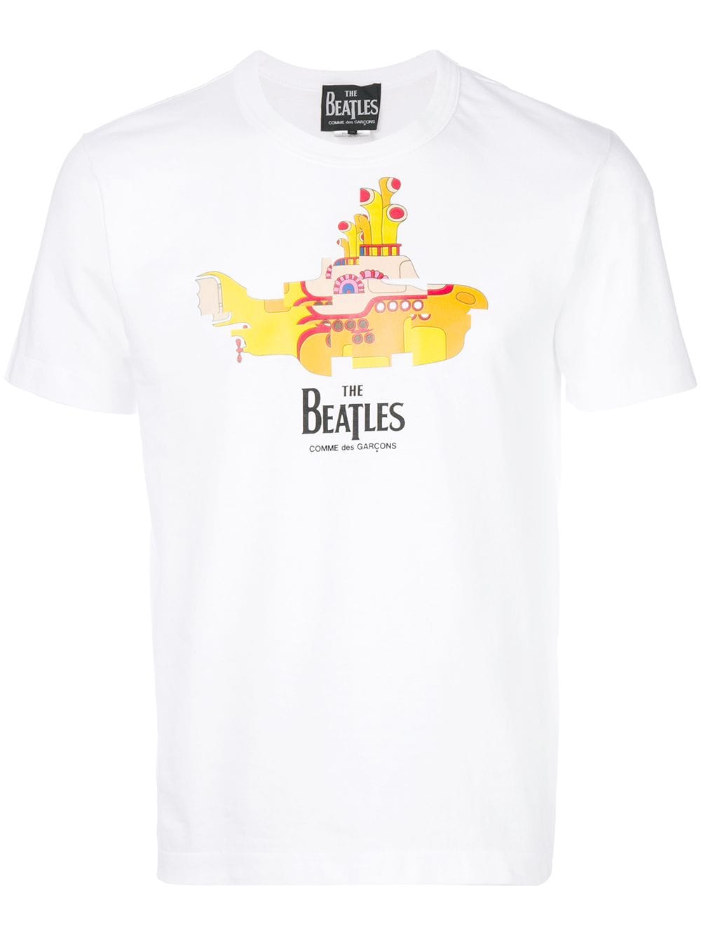 The Beatles X Comme Des Garçons The Beatles print T-shirt - White von The Beatles X Comme Des Garçons