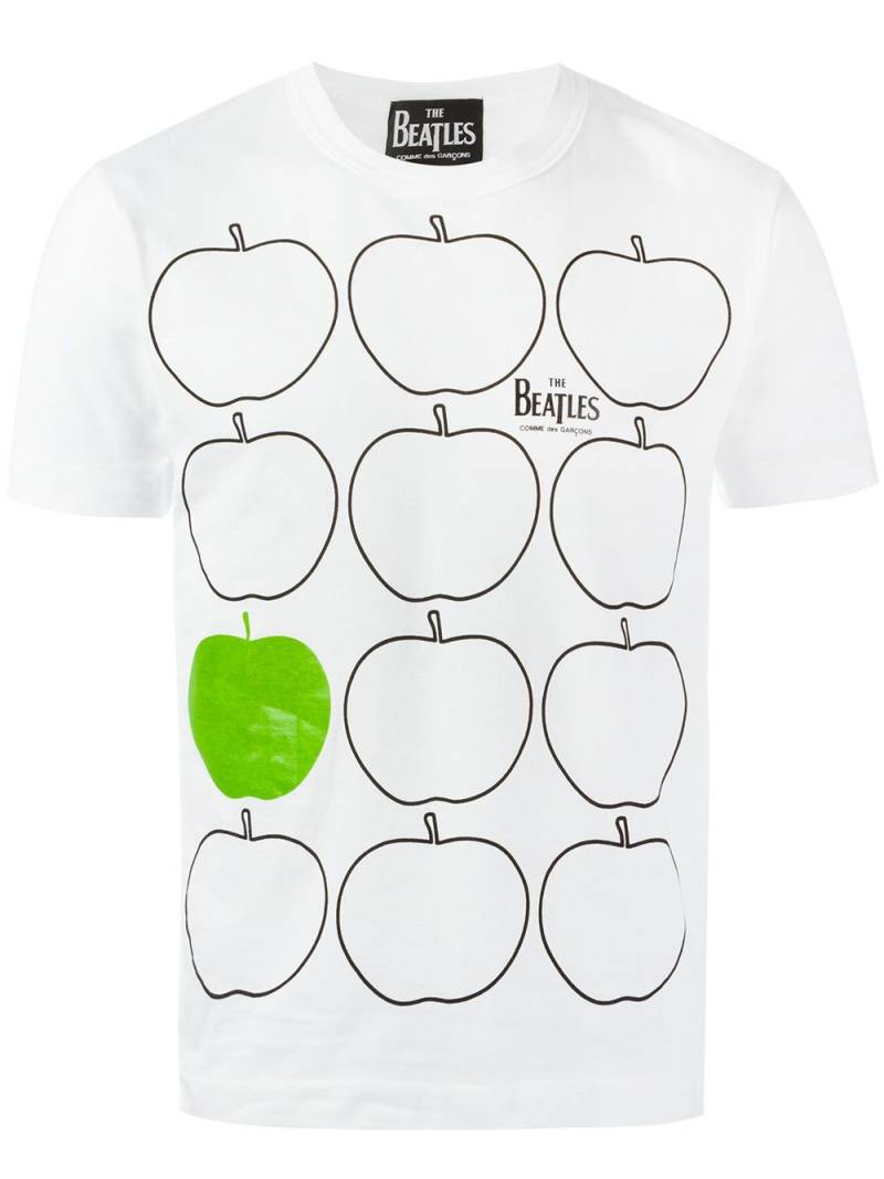 The Beatles X Comme Des Garçons 'apples' print T-shirt - White von The Beatles X Comme Des Garçons