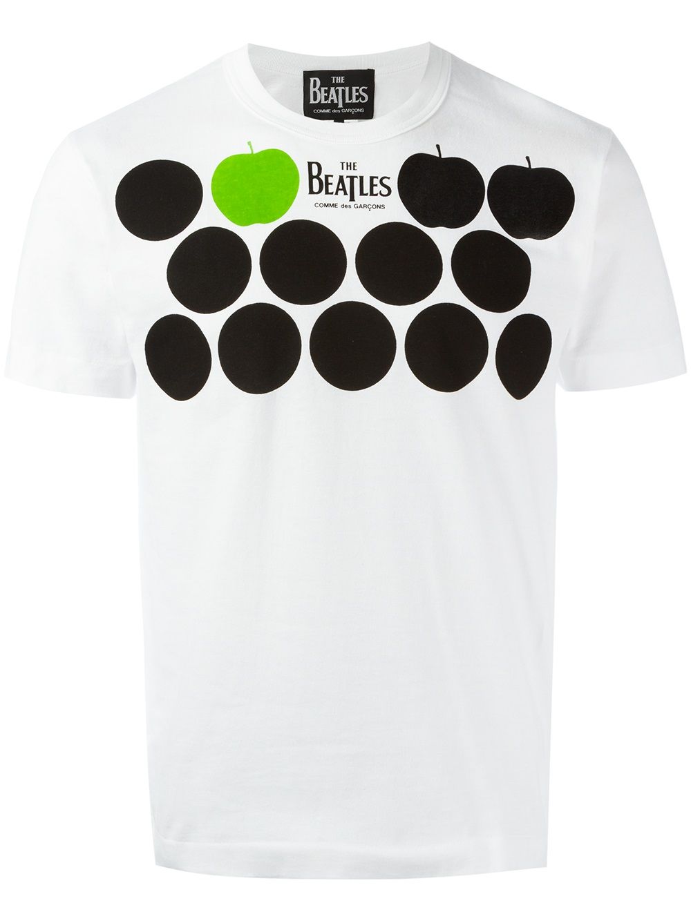 The Beatles X Comme Des Garçons dots print T-shirt - White von The Beatles X Comme Des Garçons