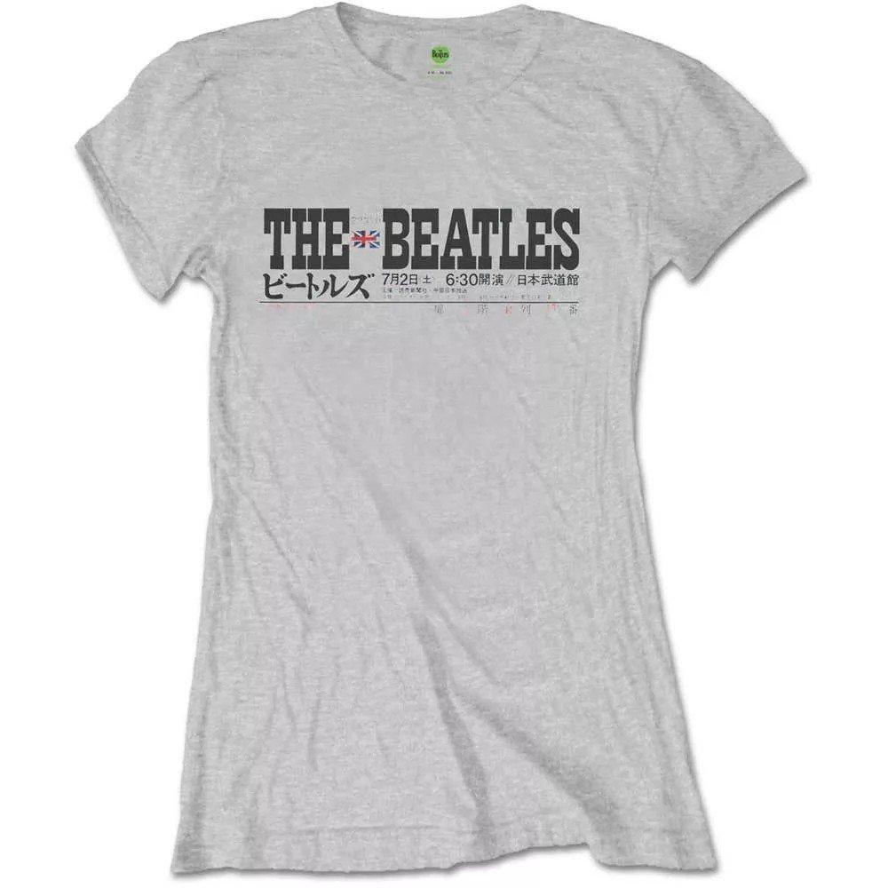 Budokan Tshirt Damen Grau M von The Beatles