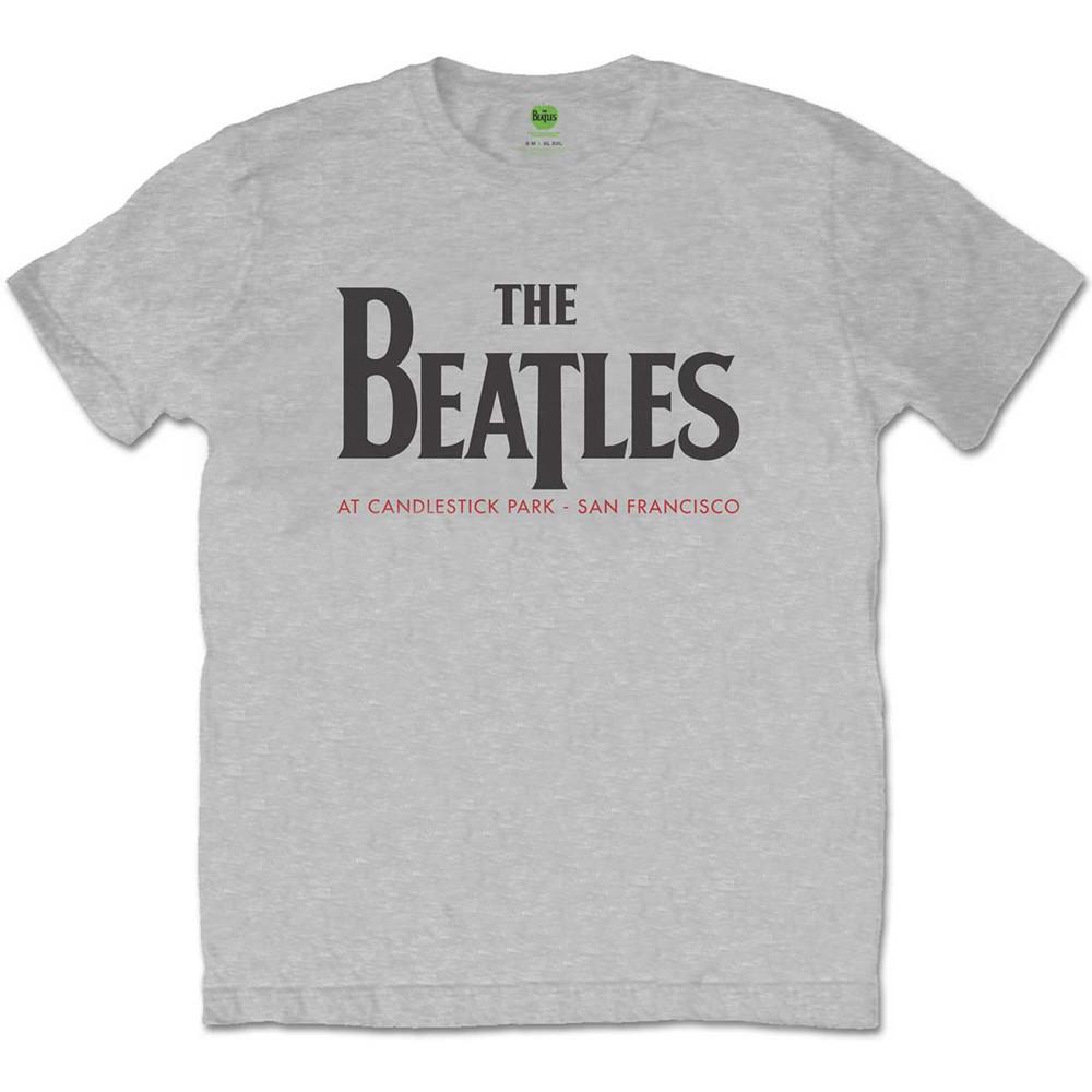 Candlestick Park Tshirt Damen Grau L von The Beatles