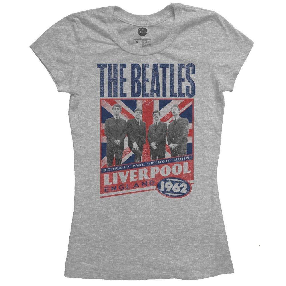 Liverpool England 1962 Tshirt Damen Grau XL von The Beatles