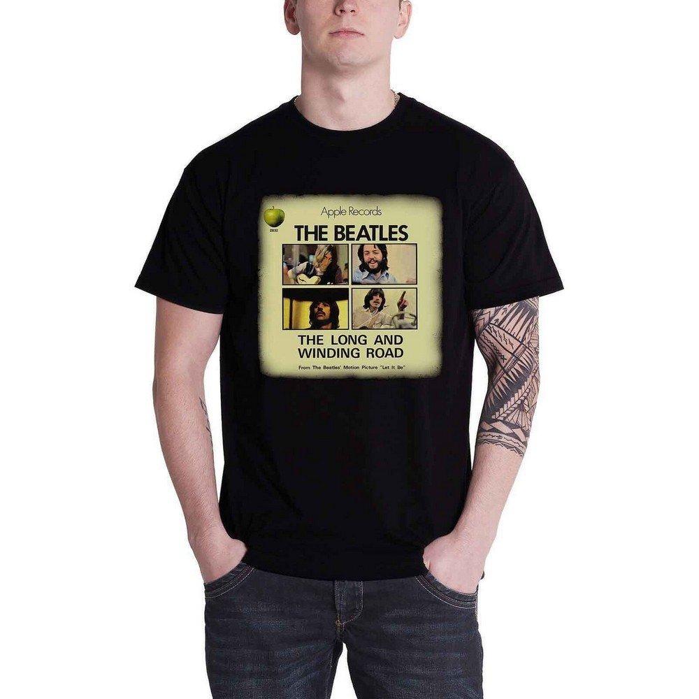 Long & Winding Road Tshirt Damen Schwarz S von The Beatles